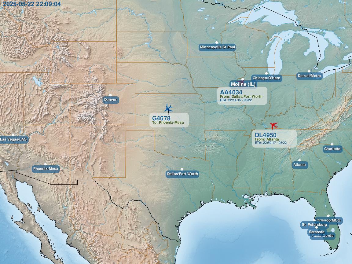 flight map