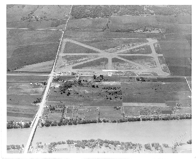 Quad City Airport Historical Aerial