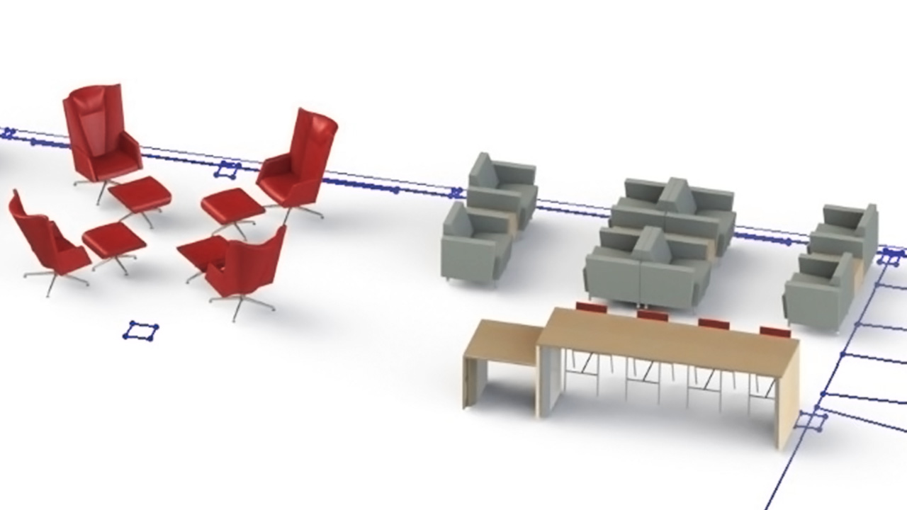 New terminal seating mockup